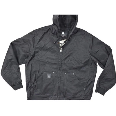 Alaskan Hardwear Duluth Black Full Zip Solid Bomber Jacket 2XL NWT Fleece Lined - Image 1 of 4