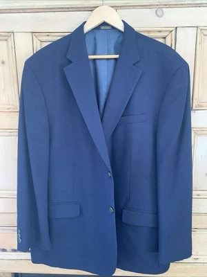 Blazer Travelsmith masculino azul marinho dois botões 48 regular  - Imagem 1 de 4