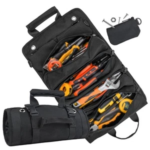Tool Bag, Tool Bags for Men, Heavy Duty Tool Organizer, Portable Roll Up Tool... - Picture 1 of 7