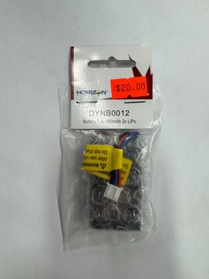 Dynamite 7.4v 350mAh 2S LiPo Battery: SCX24 PH 2.0 RC Battery DYNB0012 - Image 1 of 3