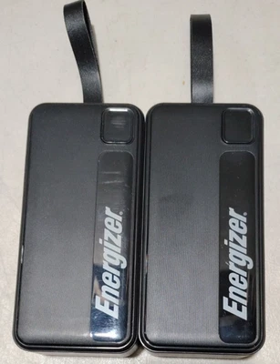 2x Energizer 30.000 mAh Max 15W UE30035C Banco de alimentación Cargador portátil con LCD USADO Foto 1 de 3