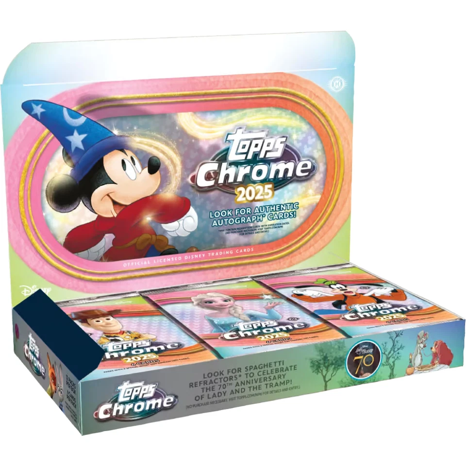 2025 Topps Chrome Disney полный набор! Основание и вставки - Изображение 1 из 1