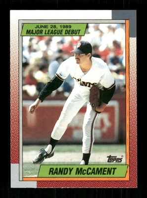 1989 90 Topps Debut  77 Randy McCament NMMT BXCP50 - Image 1 of 2