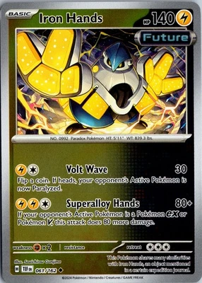 Iron Hands - SV05: Temporal Forces #061/162 Reverse Holo Uncommon - Image 1 of 2