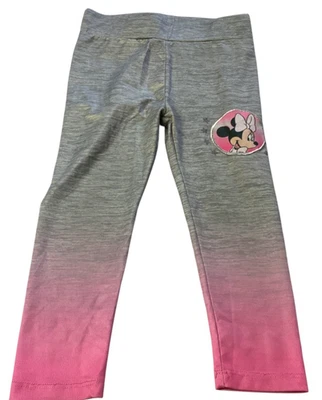 Disney Junior Minnie: Leggings Grises y Rosa, Talla 4T Foto 1 de 4