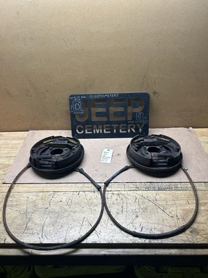84-89 Jeep Cherokee XJ Comanche MJ Dana 35 10” Complete Backing Plate Plates (2) - Image 1 of 4