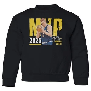 Jokic Man of the Match Inspired - Denver 2025 Fans Youth Crewneck Sweatshirt - Picture 1 of 4