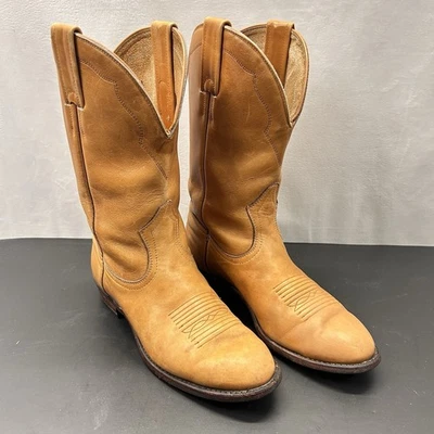 Vintage Boulet Cowboy Boots Womens Size 7.5 C Genuine Leather Western - Image 1 of 4