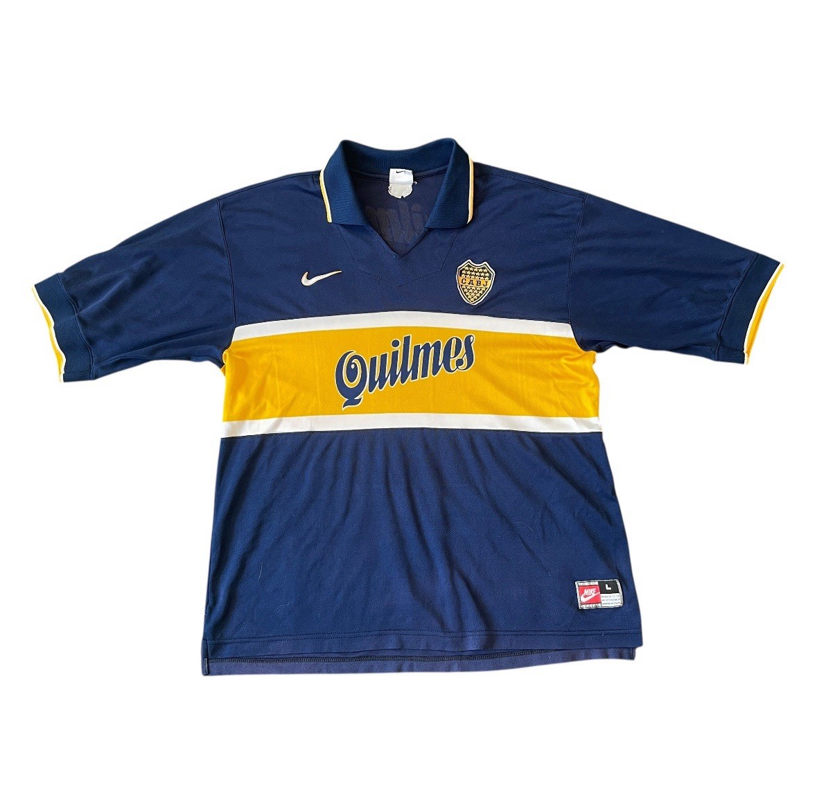 NIKE ボカジュニアーズ ユニフォーム M vintage BOCA Juniors M 2008 2009 Home Vintage jersey shirt Argentina