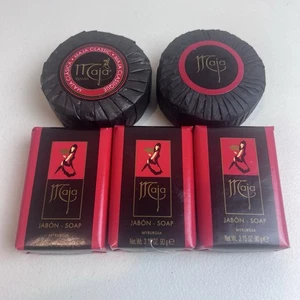 Jabones de baño perfumados Maja Javon MYRURGIA barras envueltas ~ ESPAÑA lote de 5 - Imagen 1 de 10