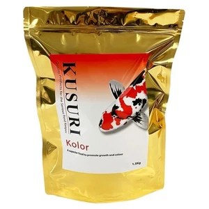 Kusuri Kolor 1.5kg Premium Koi Pond Fish Food Pellets Garden Pond Floating - Picture 1 of 2