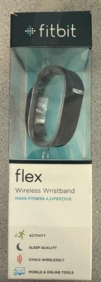 Pulsera Fitbit Flex Inalámbrica Rastreador de Actividad y Sueño Negra CAJA ABIERTA - Imagen 1 de 4