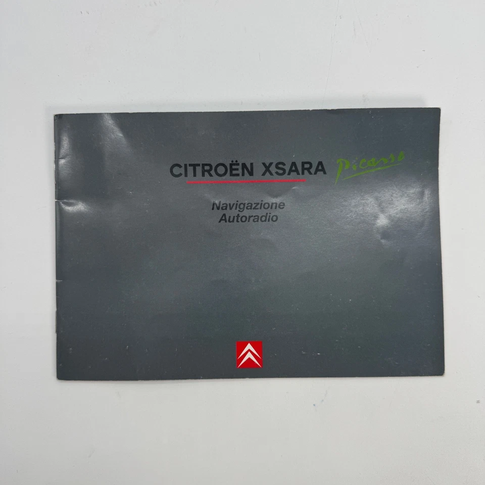 LIBRETTO DI NAVIGAZIONE AUTORADIO CITROEN XSARA PICASSO 2003 ITALIANO ORIGINALE - Immagine 1 di 4