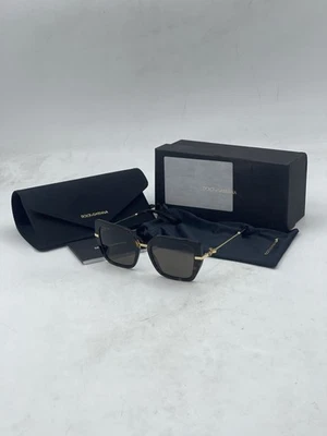 Dolce & Gabbana Women's Butterfly Sunglasses Havana/Dark Brown DG4474 - Image 1 of 4