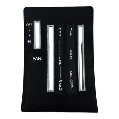 Ford Maverick Grabber Comet Mercury 1969-1977 unidad de control de calefacción cara negra Foto 1 de 4