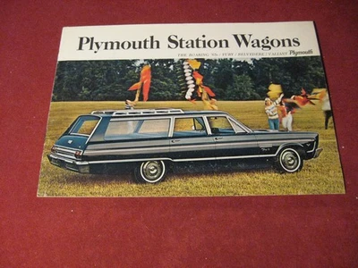 1965 Plymouth Station Wagon Sales Brochure Booklet Catalog Old Original - Image 1 of 4