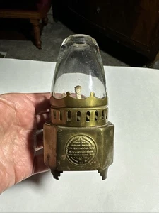 Antike chinesische Opiumlampe mit Original Glas Messing Made in Hong Kong - Bild 1 von 10