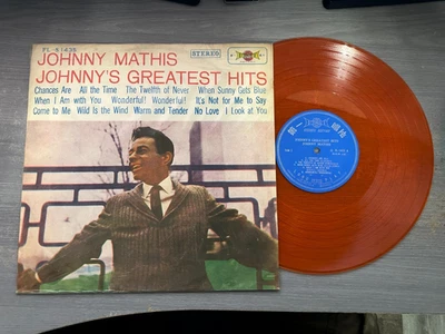 Johnny Mathis - Greatest Hits - Taiwan Colored Vinyl Import LP VG+ - Image 1 of 2