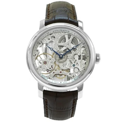 AeroWatch Big Mechanical Skeleton - Inventario 7493 Acero Inoxidable 45mm Foto 1 de 4