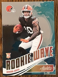 2025 Panini Absolute Football #RW-QJS Quinshon Judkins (RC) Rookie Wave Insert - Picture 1 of 2