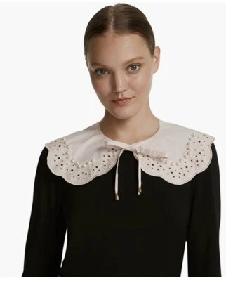 Steve Madden womens Steve Madden White pearl Studded Collar Pink - Image 1 of 2