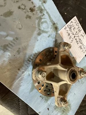 Yamaha Warrior 350 1987 conjunto de rotor de freno de buje delantero izquierdo o derecho Foto 1 de 4