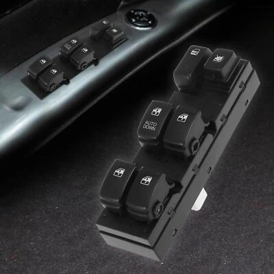 Interruptor de ventana eléctrica lado del conductor maestro 93570-EF000 para Kia Sportage 2005-2009 Foto 1 de 4