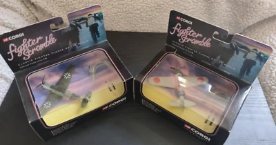 Corgi Fighter Scramble, CS90018, Zero & CS90020 Messerschmitt Luftwaffe - Image 1 of 4