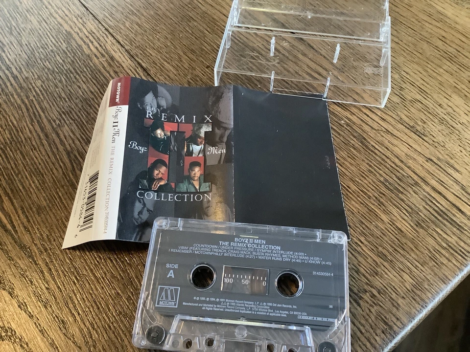 Boyz II Men The Remix Collection Used Cassette Hip Hop Soul Pop Free USA Ship - Image 1 of 1