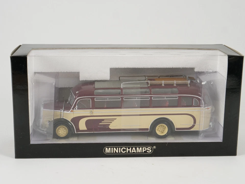MINICHAMPS Mecedes Benz O 3500 Autobus 1953 439 360006 - Immagine 1 di 4