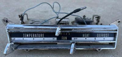 MONTAJE DE CONTROL DE CALEFACCIÓN DE TABLERO DE AIRE ACONDICIONADO FORD THUNDERBIRD 1961-1963 61-63 OEM 4 Foto 1 de 4