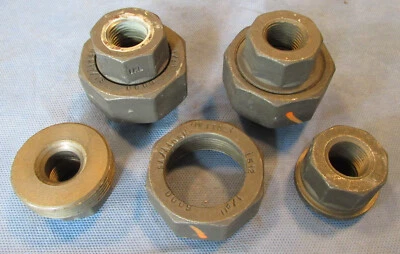 Lot of (3) 1/2" CL 6000 Threaded (NPT) Union SA/A105N Forged Steel Pipe Fitting - Image 1 of 4
