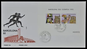 Andorra Español 1987 - Mié-Nr. Bloque 2 - Juegos Olímpicos Barcelona - FDC - Imagen 1 de 1