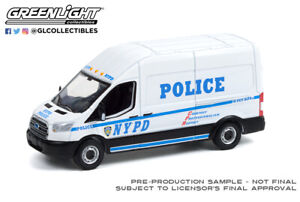 Greenlight Route Runners 3 - 2015 Ford Transit New York City Police 53030-A