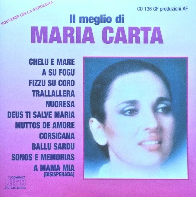 Maria Carta - Il Meglio Di Maria Carta (CD, Compilation)