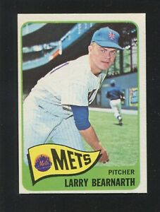 #258 LARRY BEARNARTH, Mets - 1965 Topps: NM+, o/c, great gloss 221698e