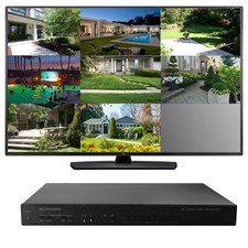 InstallerCctv 8Ch Color Video Quad Multiplexer Loop, Dvr Camera Video Processor