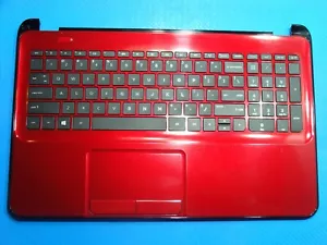 HP Notebook 15-d017cl 15.6" OEM Palmrest w/Touchpad Keyboard 32FUQ00600 Grade A - Picture 1 of 7