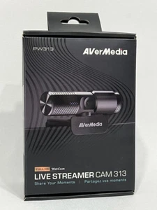 40AAPW313ASF AVerMedia Live Streamer CAM 313 Webcamera - Foto 1 di 3