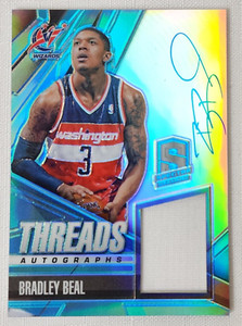 2013-14 Panini Spectra Bradley Beal Patch Auto Game Worn /25 Basketball NBA