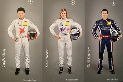 DTM 2010 Mercedes-Benz, Konvolut (3) + 1 gratis DTM 2007 * Repro Autogrammkarten - Bild 1 von 2