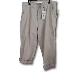 GLORIA VANDERBILT (18) Cargo Capris Stonewood NWT $46.00 - Picture 1 of 12