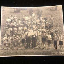 Vintage 1960 photo First Moravian Music Camp, Camp Hope 8 X 10