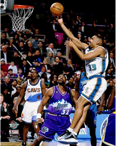 Grant Hill Detroit Pistons Unsigned Hardwood Classics 1998 All-Star Cover