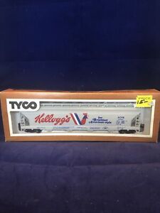 VINTAGE TYCO KELLOGG'S CENTER FLOW HOPPER HO 358A:350 TRAIN CAR original box