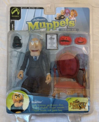 Palisades Muppets Serie 6 - Statler, con sillas y tomates, NUEVO EN CAJA Foto 1 de 2