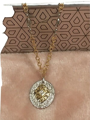 Colgante y cadena Charriol de diamantes de oro bicolor de 18 k Foto 1 de 4