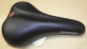 SCHWINN BLACK CIONLLI BMX BICYCLE SEAT/SADDLE BIKE PARTS 322-2 - Picture 1 of 5