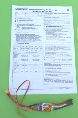 Multiplex Steller Multicont BL-30 SBEC, Dauertsrom 30A, Superzustand - Bild 1 von 2