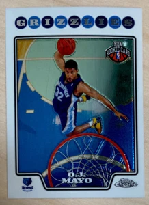 O.J. MAYO RC - 2008-09 Topps Chrome #183 - MEMPHIS GRIZZLIES - Picture 1 of 2